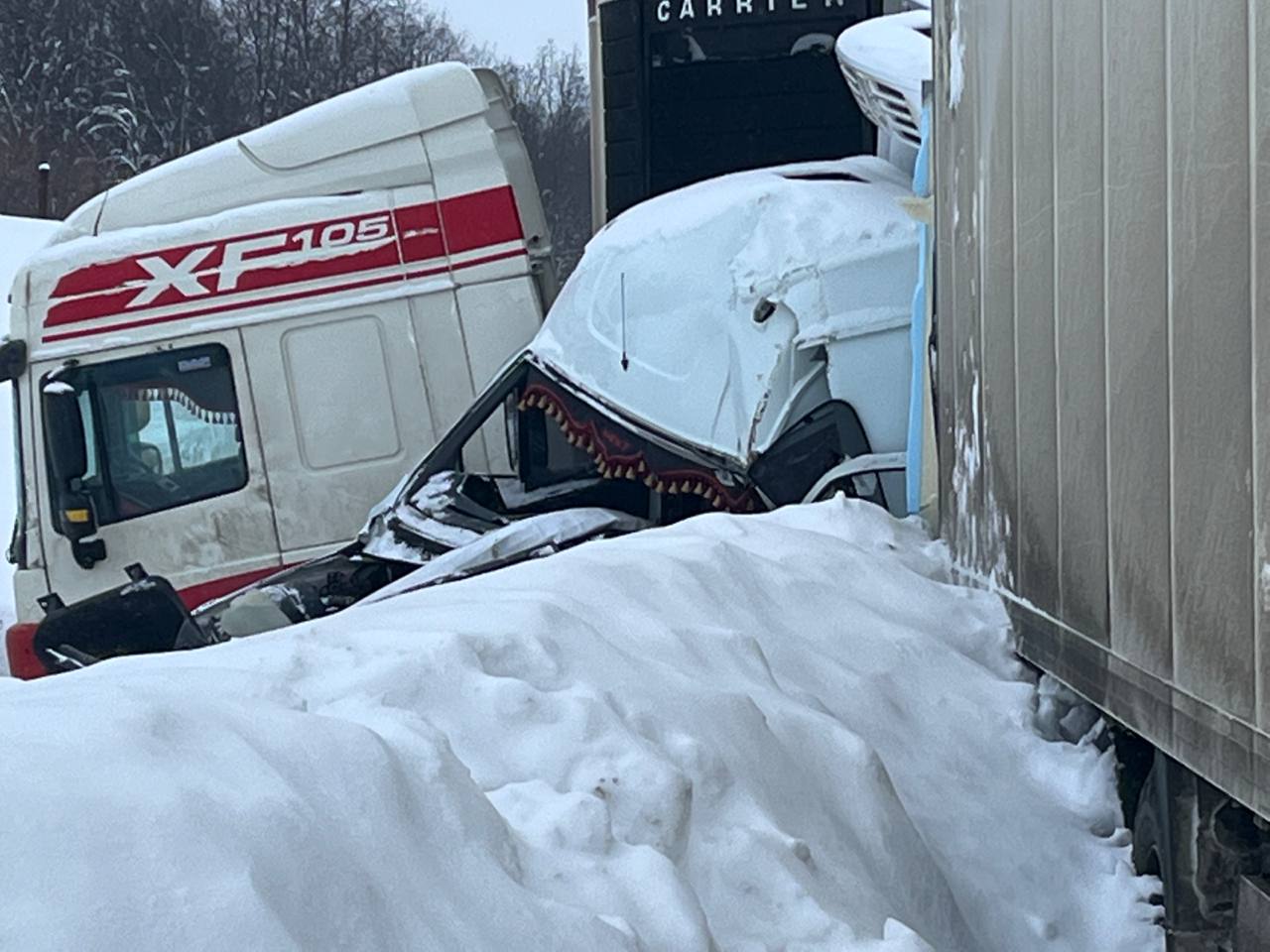 В Татарстане произошло массовое ДТП | 16.01.2024 | Бавлы - БезФормата