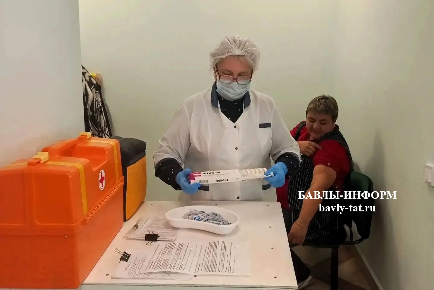На избирательных участках в сёлах Бавлинского района можно сделать прививку от гриппа