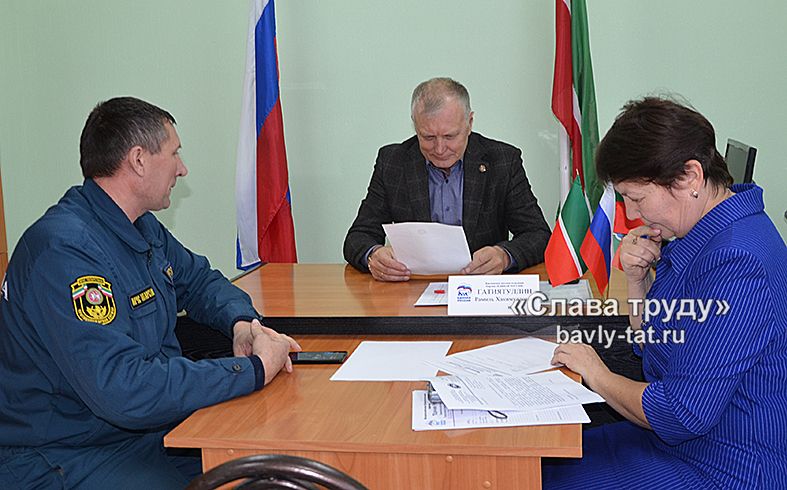 Глава Бавлинского района принимал граждан в Новозареченске