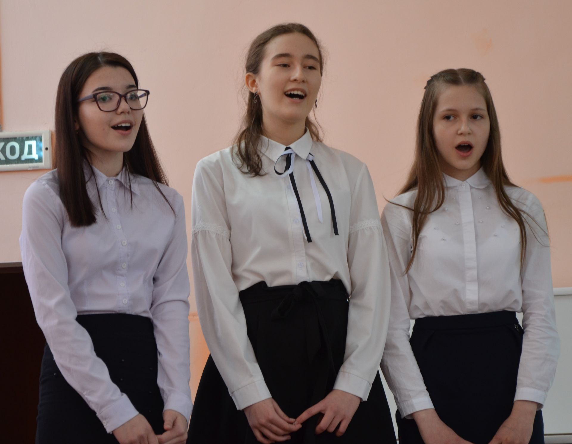 Бавлинские школьники вспомнили песни военных лет
