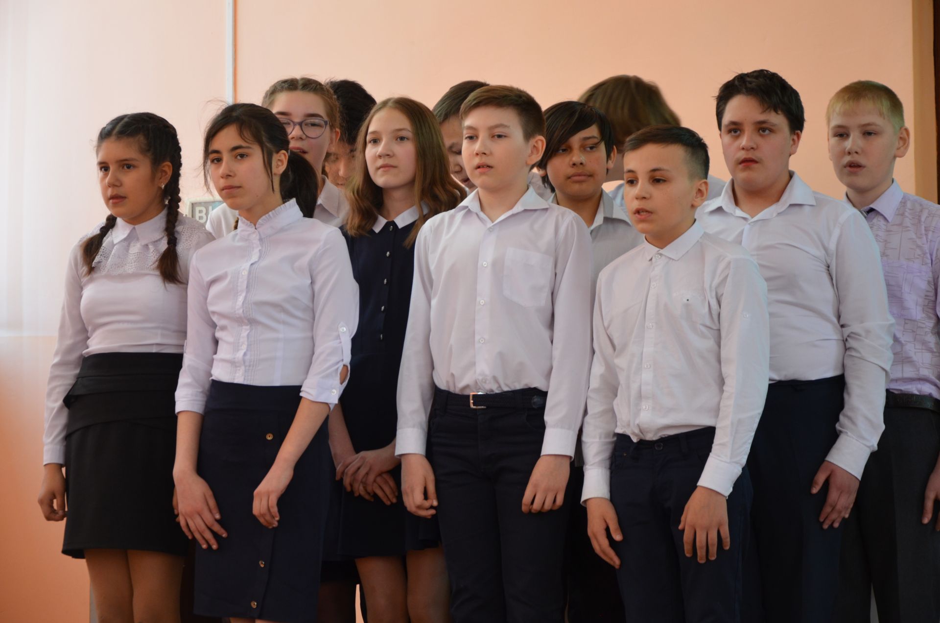 Бавлинские школьники вспомнили песни военных лет