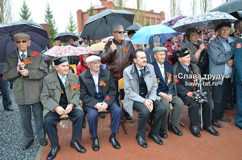 В Бавлах состоялся митинг, посвящённый Дню Победы