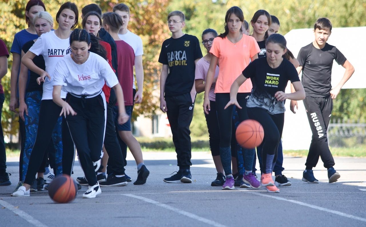 Бавлинские школьники приняли участие в эстафете "Спортивный Татарстан"
