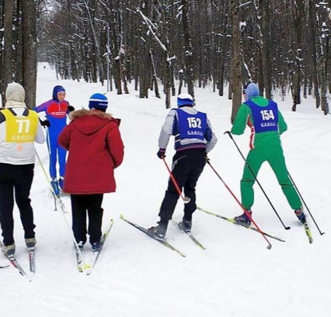 Бавлинские лыжники состязались в эстафете