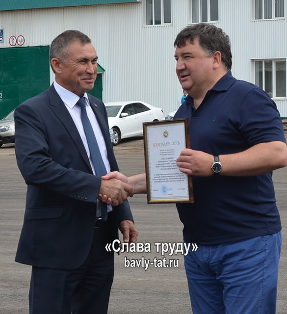 Министр транспорта  посетил с рабочей поездкой Бавлинский район