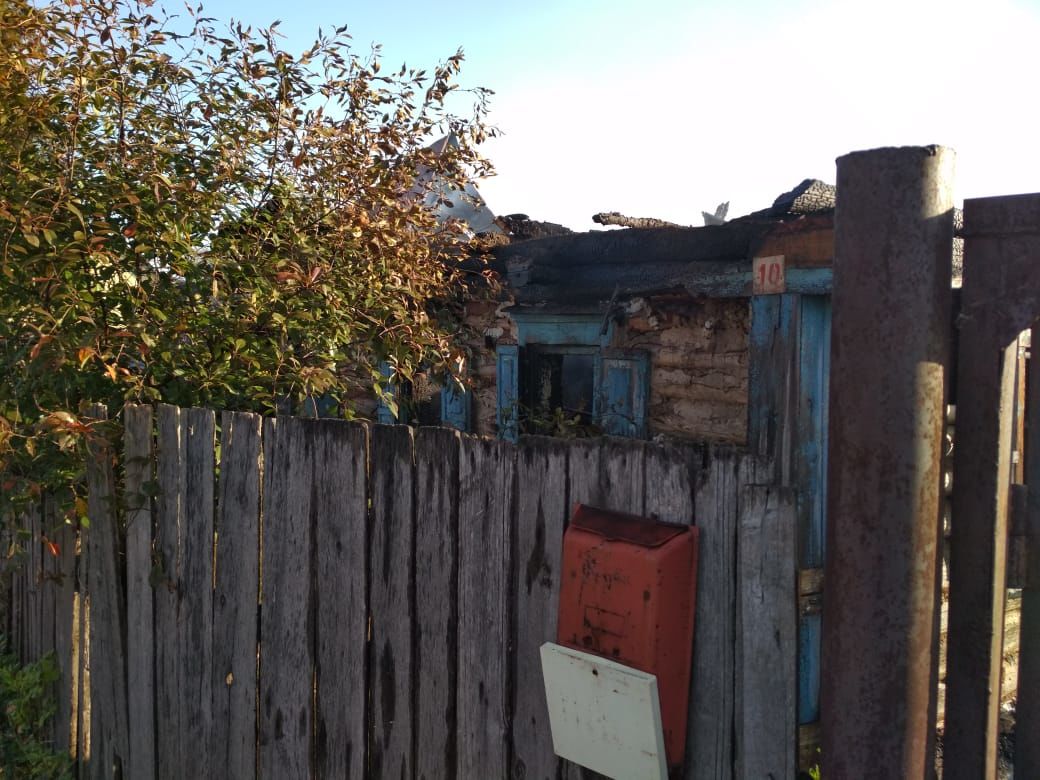 В селе Васькино сгорел дом