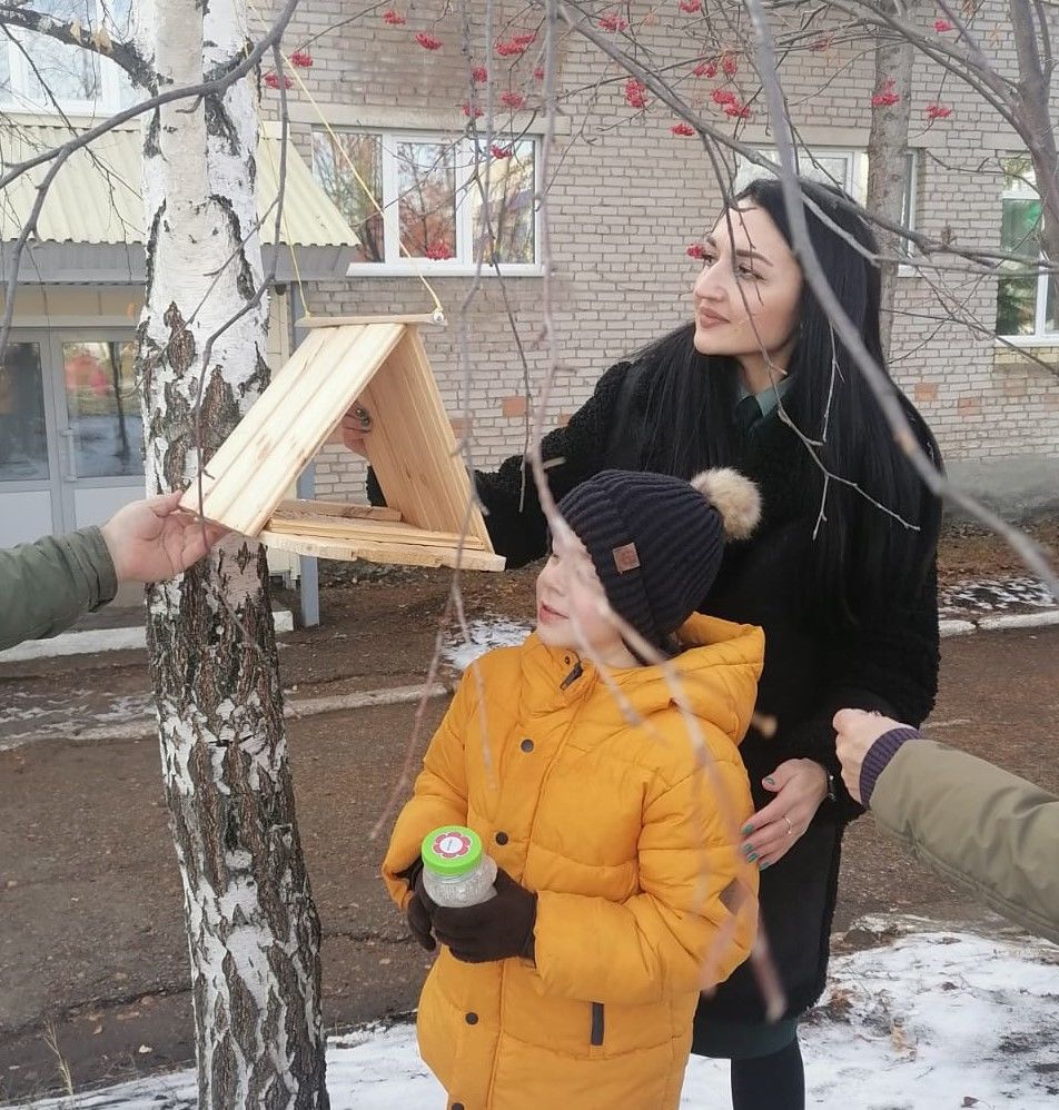 Бавлинские дети позаботились о птицах