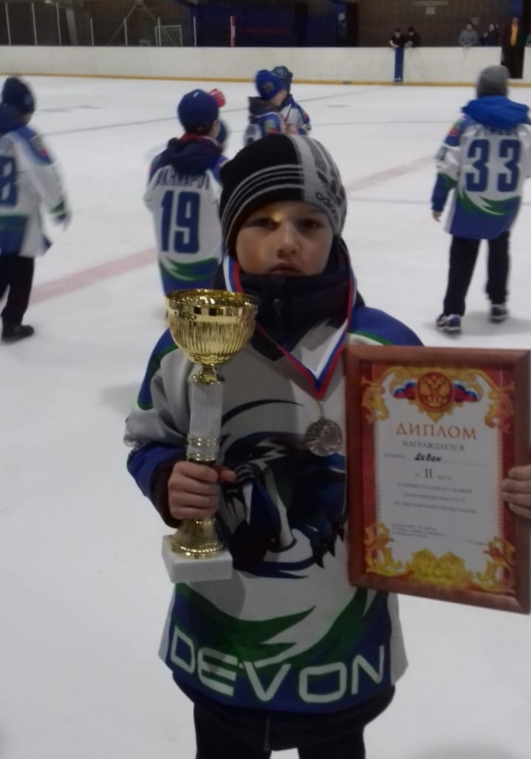 Юный хоккеист Бавлов: «Буду очень стараться, чтобы в будущем стать известным хоккеистом»