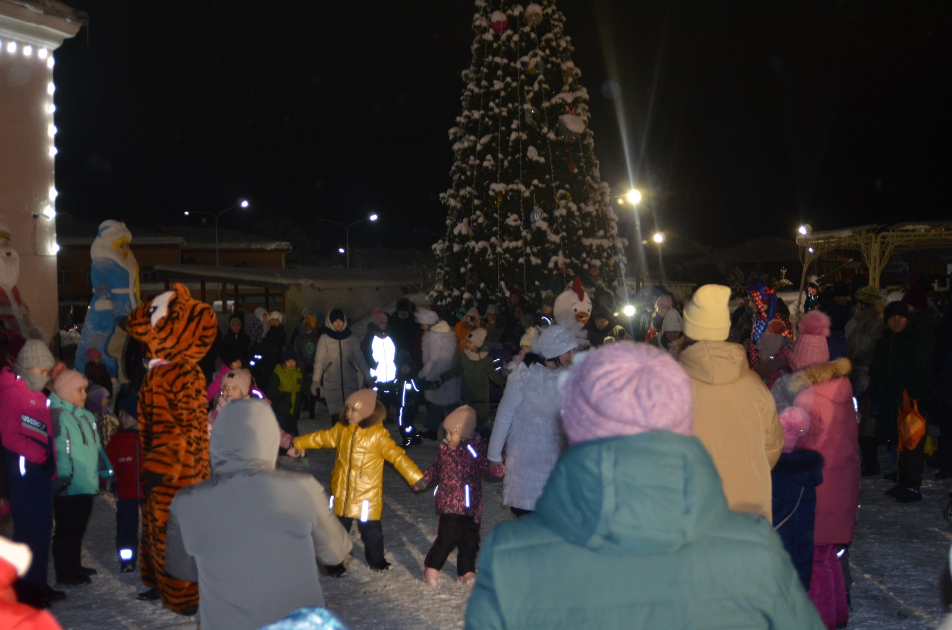 В парке "Ватан" состоялось торжественное открытие городской Ёлки (фотогалерея)