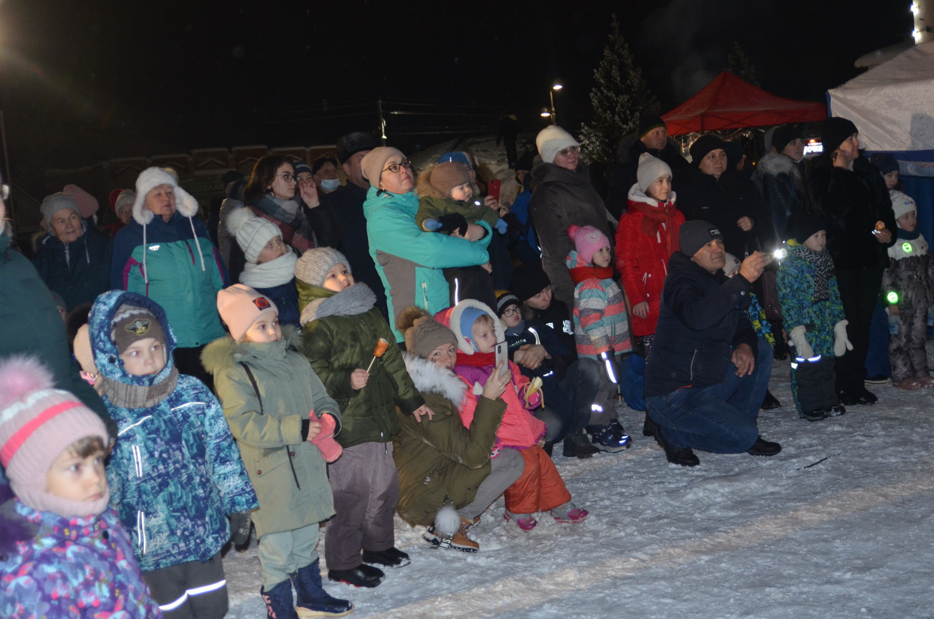 В парке "Ватан" состоялось торжественное открытие городской Ёлки (фотогалерея)