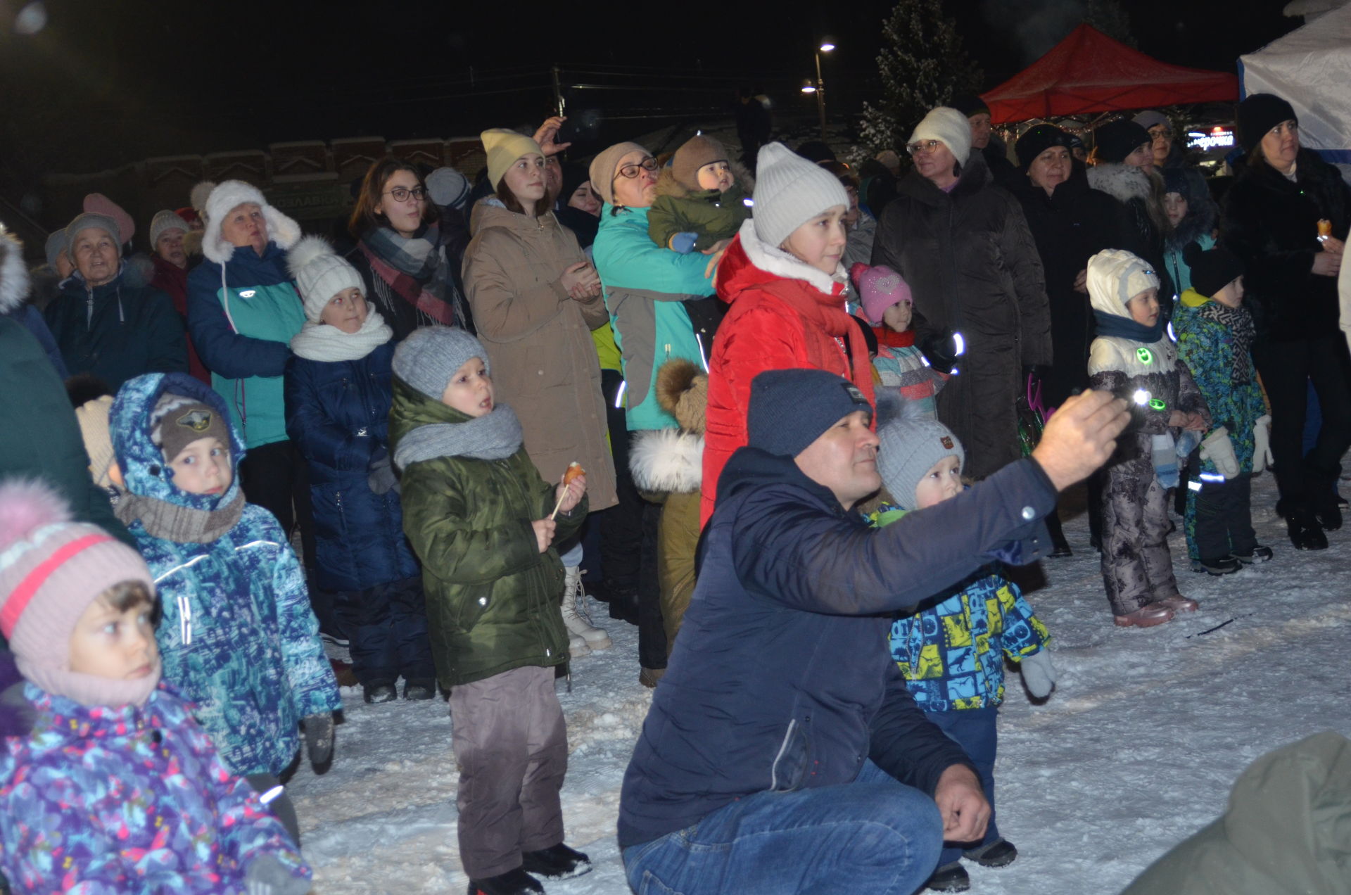 В парке "Ватан" состоялось торжественное открытие городской Ёлки (фотогалерея)