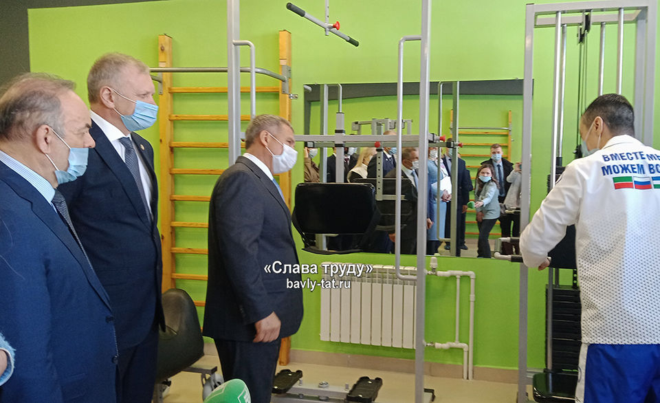 Бавлы посетил президент Татарстана Рустам Минниханов