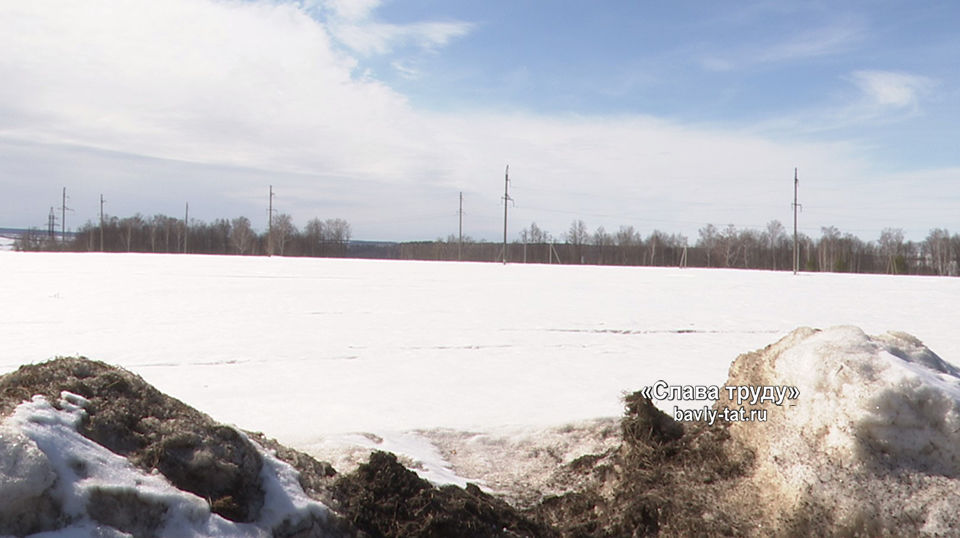 Приступить к весенне-полевым работам бавлинцам мешает толстый слой снега
