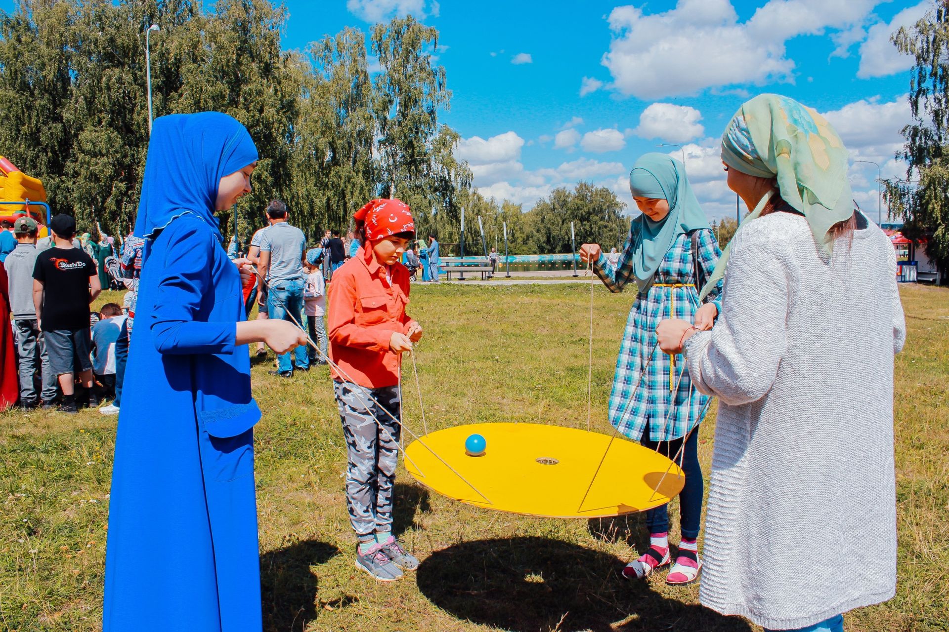 В Бавлинском парке "Нефтьче" для детей организовали Курбан-байрам