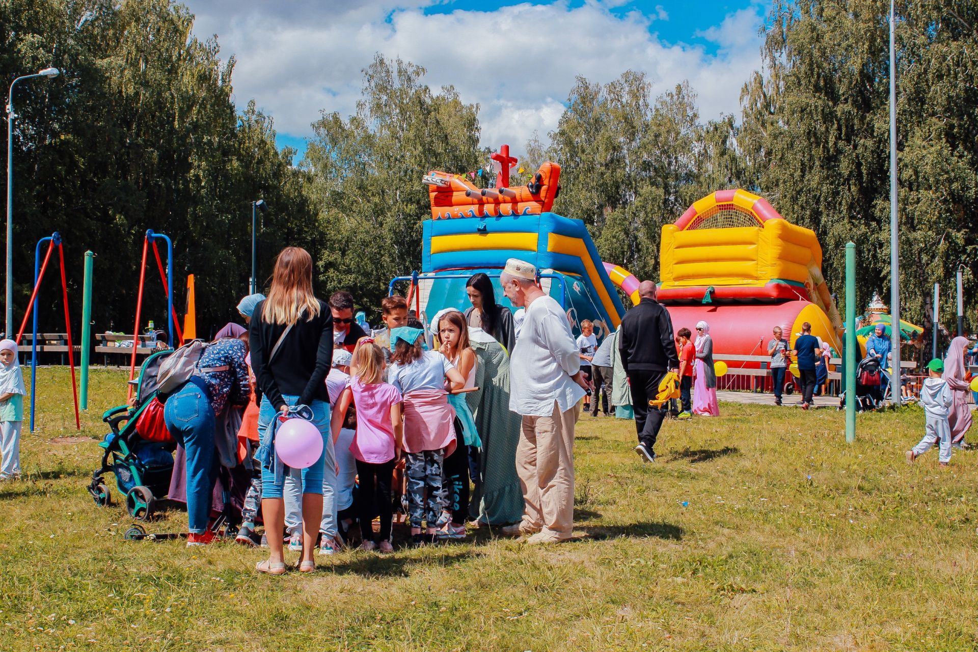 В Бавлинском парке "Нефтьче" для детей организовали Курбан-байрам