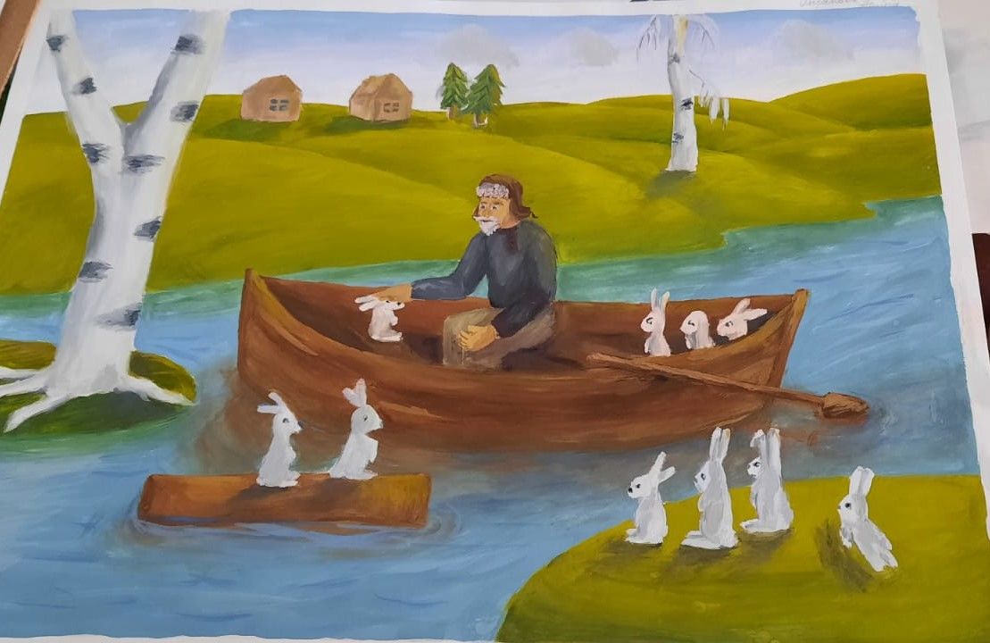 Живописная природа Бавлинского края вдохновляет юную художницу