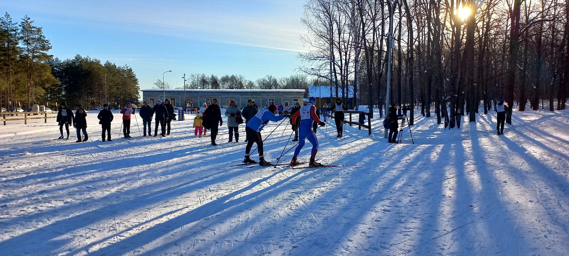 В Бавлах состоялись лыжные гонки среди организаций района