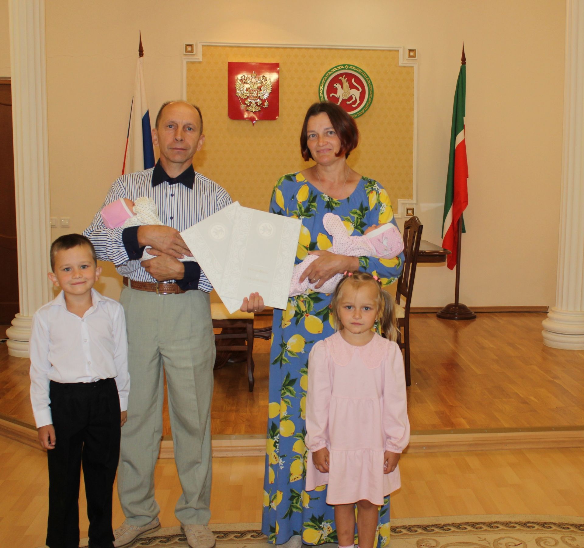 В Бавлинском районе родилась первая пара двойняшек этого года
