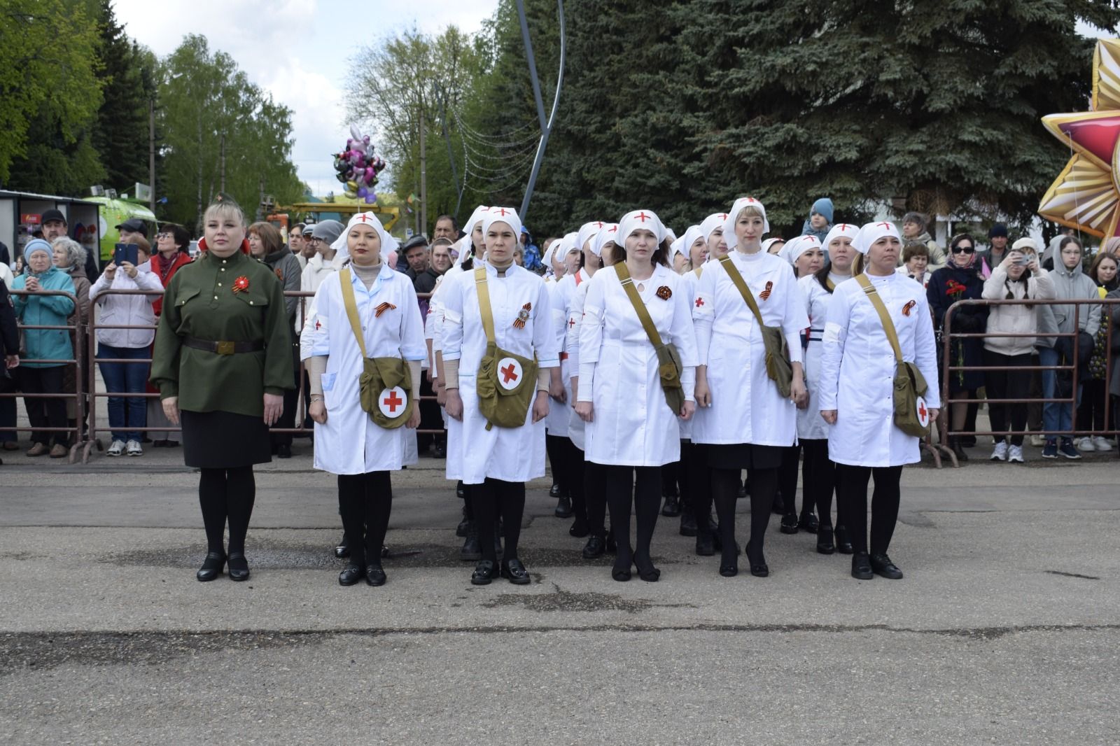 В Бавлах прошел Парад Победы