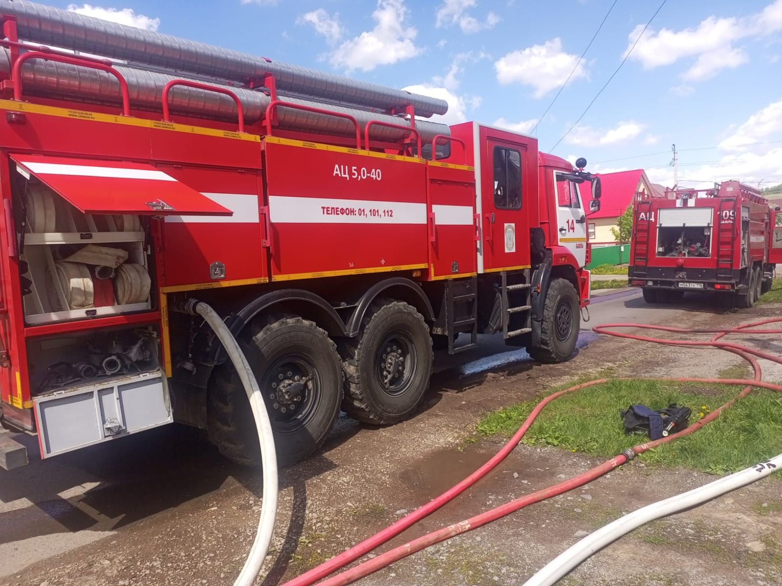 В Бавлах произошёл пожар
