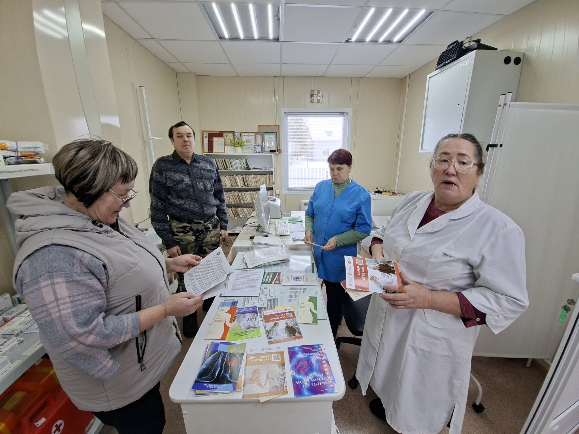 В селе Алексеевка Бавлинского района прошла акция «Рак боится смелых»