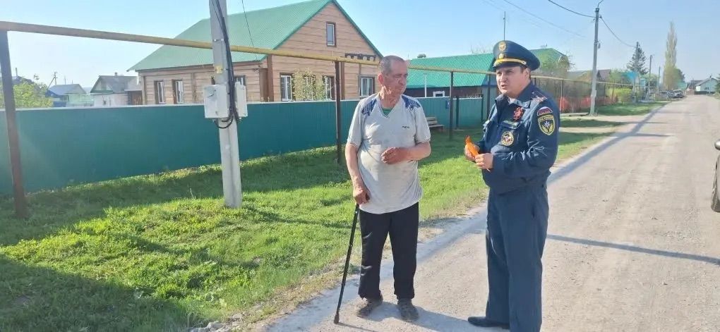 В Бавлинском районе проводятся  противопожарные рейды