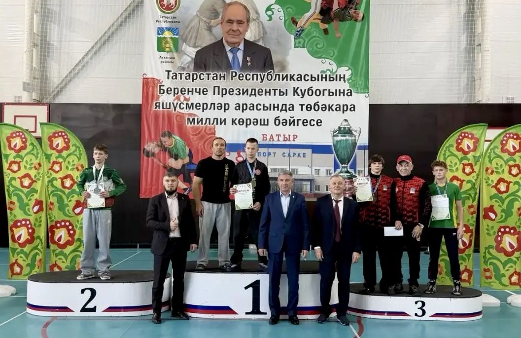 Баулының яшь көрәшчеләре Актанышта келәм тотты