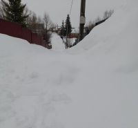 «Снега по колено»: Бавлинка обратилась в редакцию по очистке снега