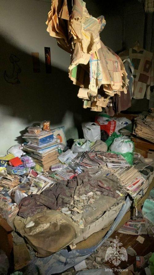 В Казани от пожара спасли пожилую женщину