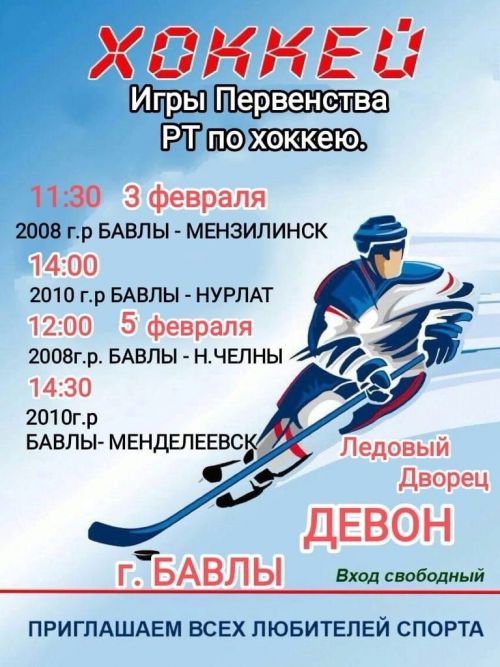 Дни хоккея в Бавлах