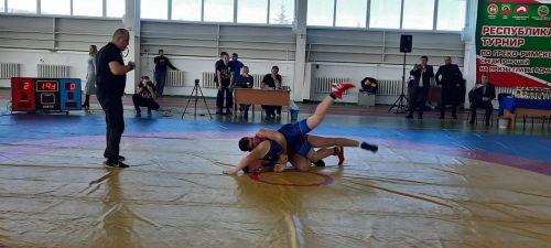 В Бавлах проходит республиканский турнир по греко-римской борьбе на призы главы района