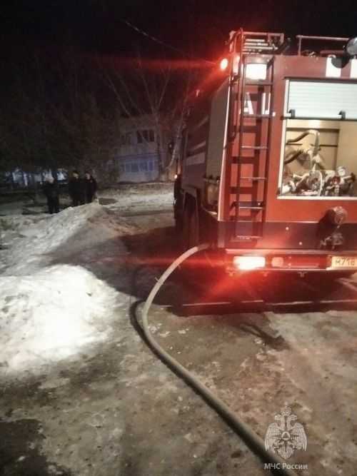 В Ютазинском районе при пожаре пострадал мужчина