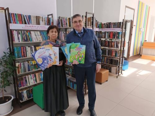 Библиотека бавлинской школы №1 пополнилась новыми книгами