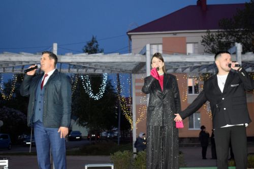 День Победы в Бавлах завершился салютом