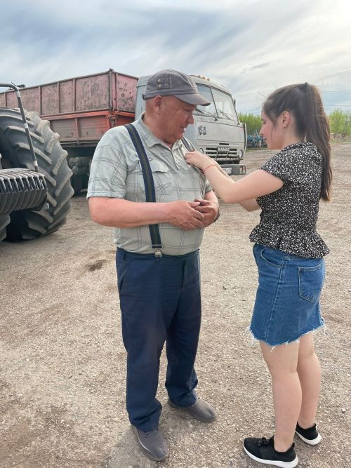 Татар Томбарлысында яшәүчеләр “Георгий тасмасы” акциясенә кушылды