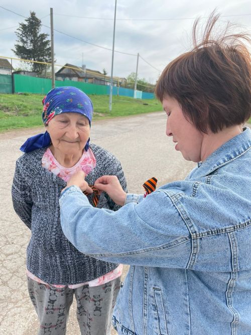 Татар Томбарлысында яшәүчеләр “Георгий тасмасы” акциясенә кушылды