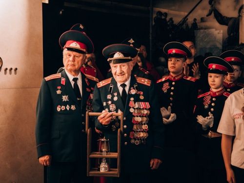 В столице Татарстана прошла церемония вручения «Огня памяти» ветерану ВОВ Алексею Комлеву