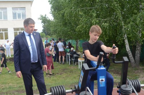 В Бавлинском районе открыли площадку для ГТО