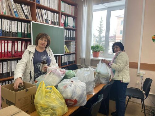 Жители Васькино Туйралы собирают гумпомощь всем селом
