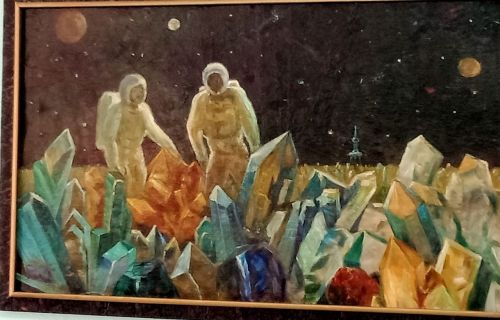 В Бавлах открылась выставка картин «Человек. Земля. Космос»