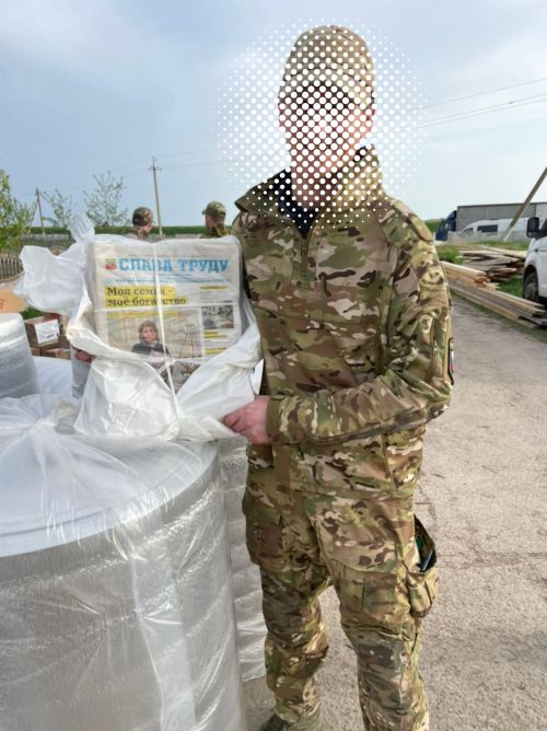 Бойцы получили районную газету из Бавлов