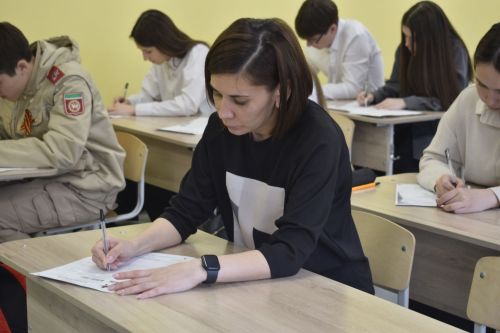 Бавлинцы написали «Диктант Победы»