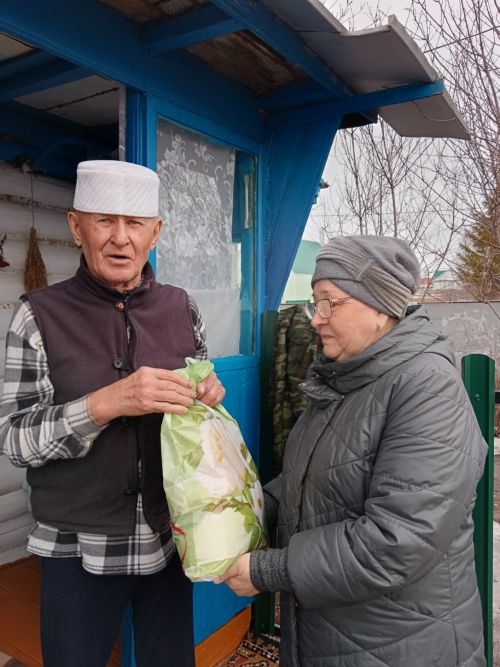 В селе Исергапово раздали садака-фитр
