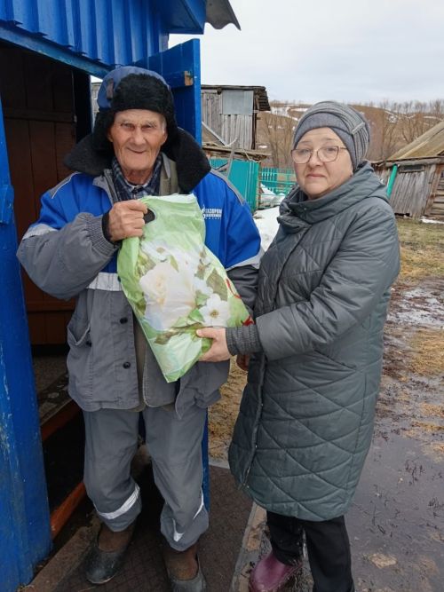 В селе Исергапово раздали садака-фитр