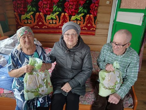 В селе Исергапово раздали садака-фитр
