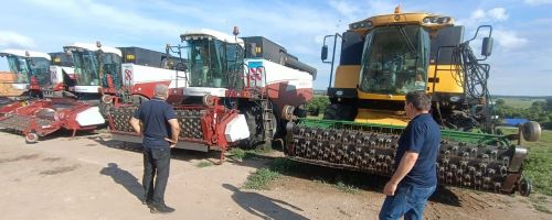 В Бавлинском районе прошла приемка зерноуборочных комбайнов