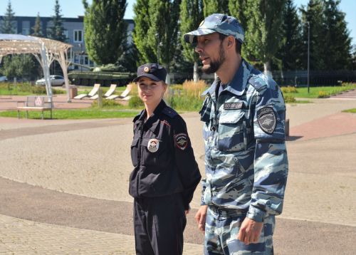 В Бавлах прошла зарядка со стражами порядка