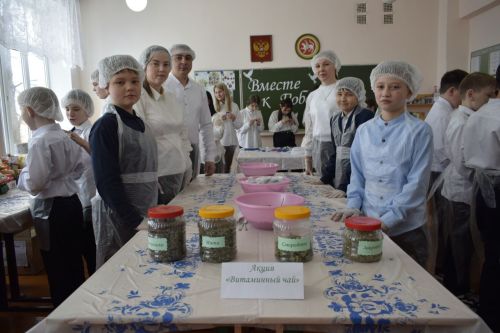 Бавлинские учащиеся провели внеклассное патриотическое мероприятие «Вместе к победе»