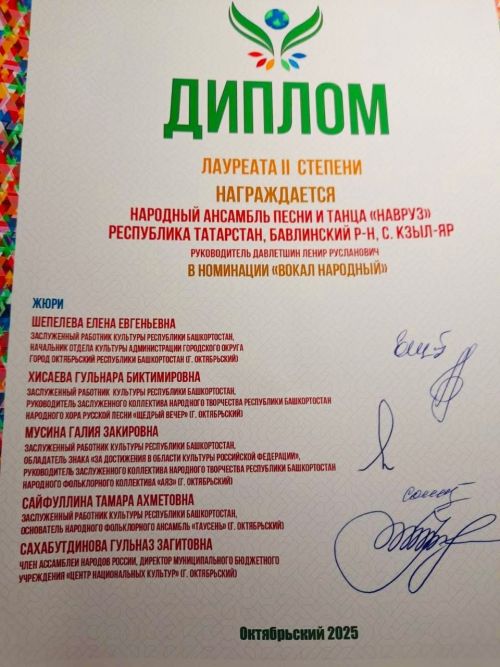 Коллектив Бавлинского района блистал на Межрегиональном фестивале