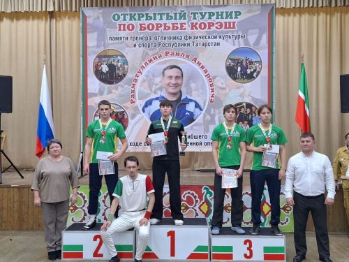 Бавлинские борцы — в призёрах турнира памяти героя